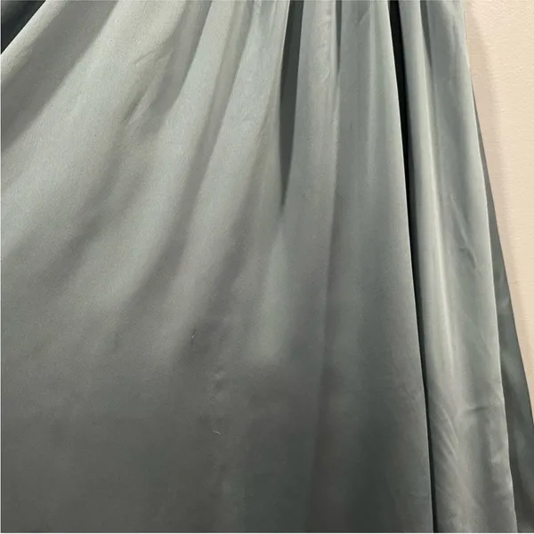 Baltic Born Poppy Satin Midi Dress Light Blue Medium M NWD - Image 10