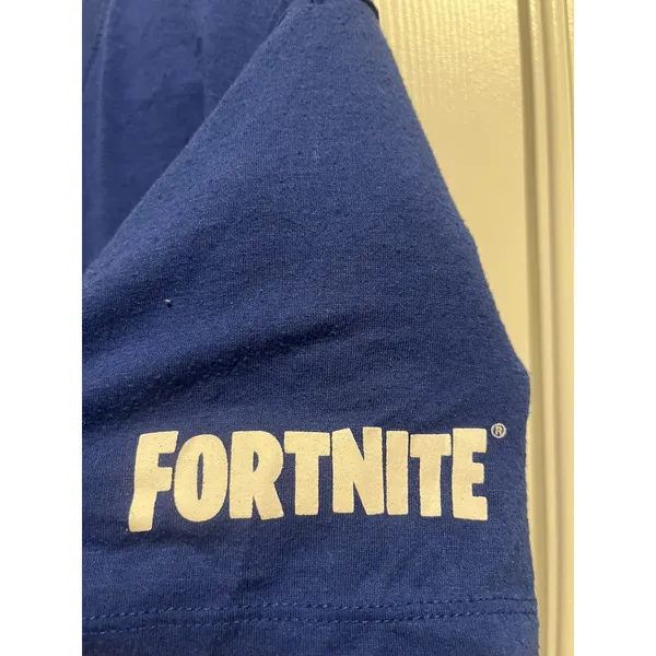 Women's Junior Fortnite Blue Loot Llama Unicorn T-Shirt Tee Shirt 3X - Image 3