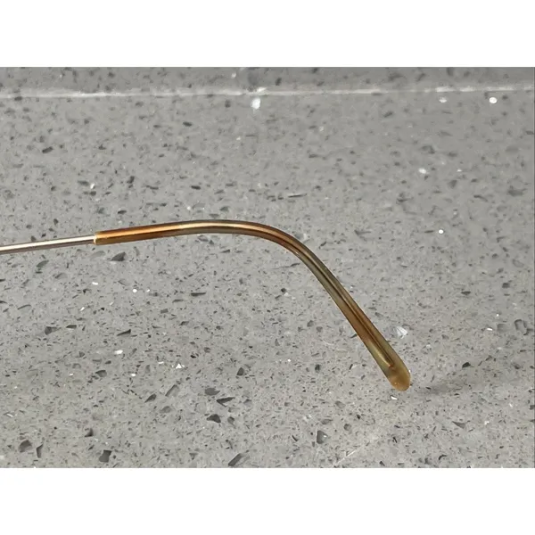 Savvy 51-16-130 Eyeglasses Frames ONLY Glasses Full Rim gold Vtg - Image 6