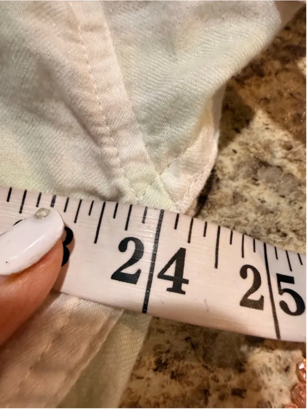 Women's Abercrombie & Fitch Plaid Button Down Shirt S White Green - Image 4