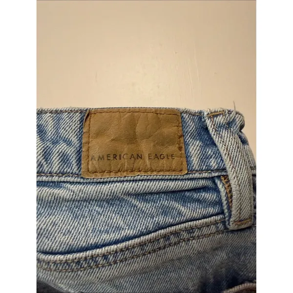 American Eagle Barrel Jeans Light Wash Closet Staple Size 000 - Image 4