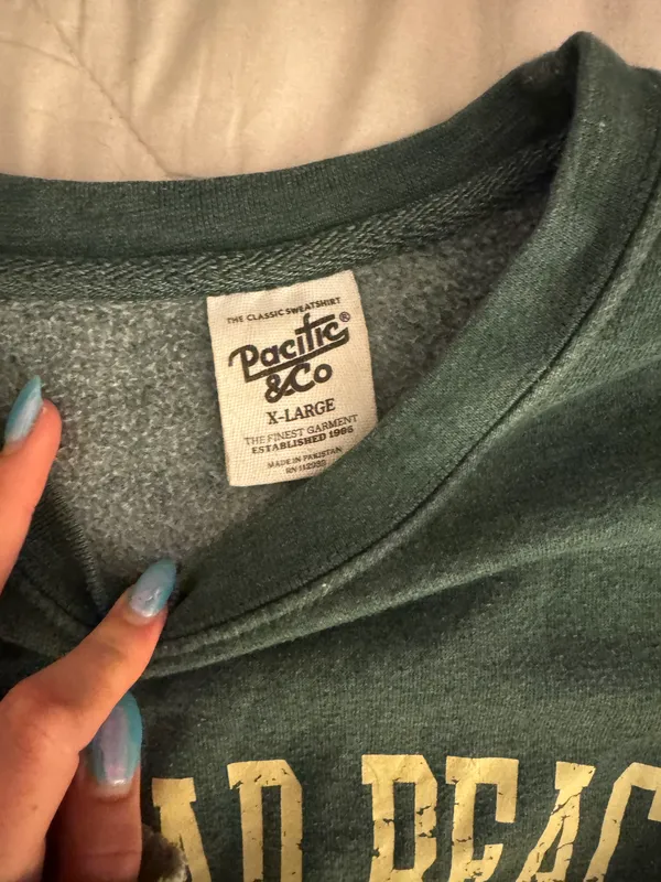 Comfort Colors miramar beach destin flordia green crewneck sweatshirt - Image 2