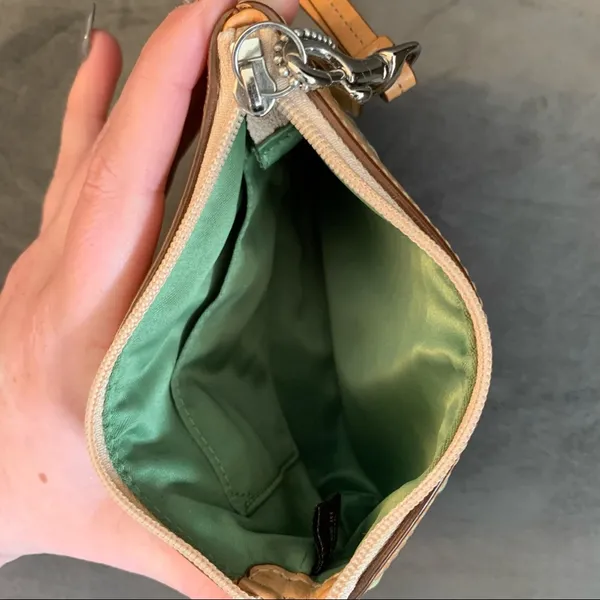 EUC Coach Op Art Signature Wristlet - Image 2