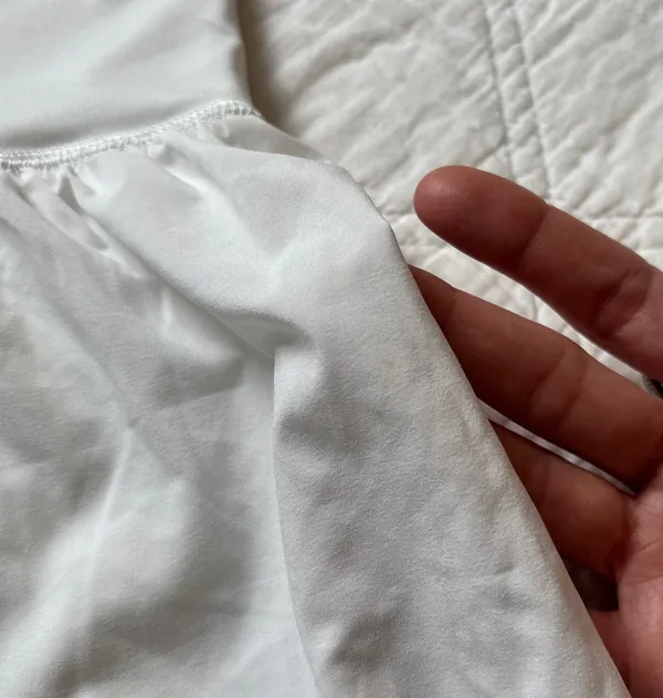 Aerie OFFLINE White Crossover Flowy Athletic Shorts - Image 6