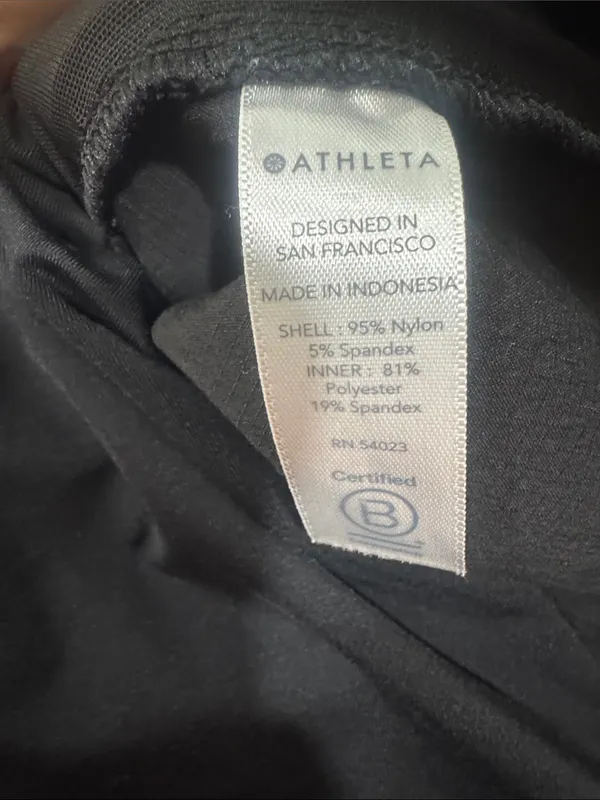 Athleta Black Crest Skort with Subtle Logo Label - Image 7