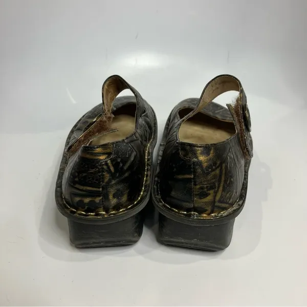 Alegria Paloma poker face‎ mary Jane comfort Shoes gold black size 37 - Image 4