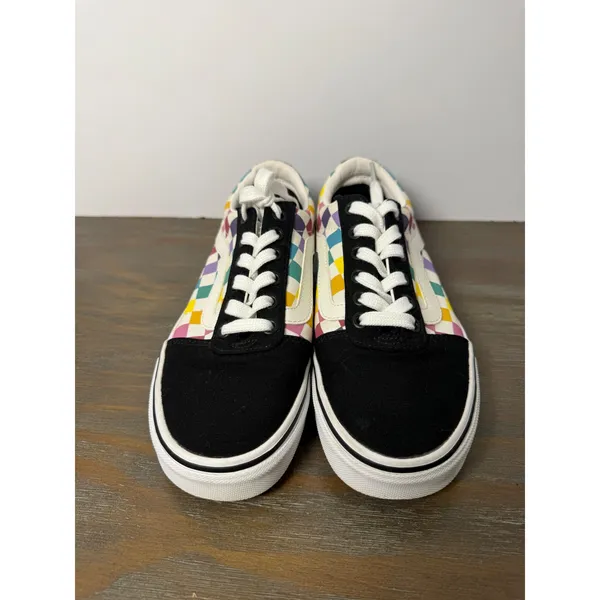 Vans Ward Low Top Sneakers Checkerboard Pastel Women's 6.5 - Image 6