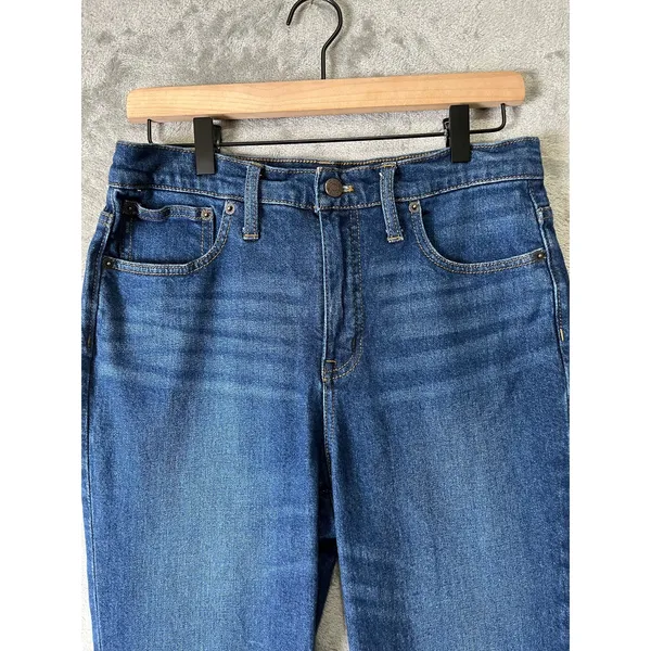 J.Crew Straight Leg Jeans Women’s 29‎ Blue Wash Casual Capsule Wardrobe Everyday - Image 2