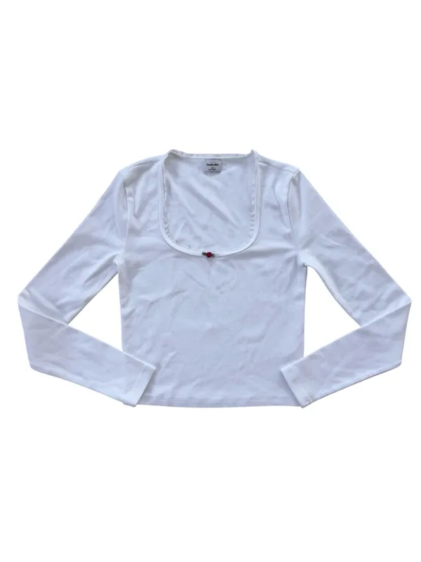 Aritzia Sunday Best BestHug Shortcake Longsleeve size XS - Image 3