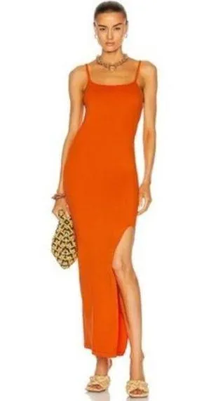 Simon Miller Anders Tank Dress in Orange XS/S - Image 2