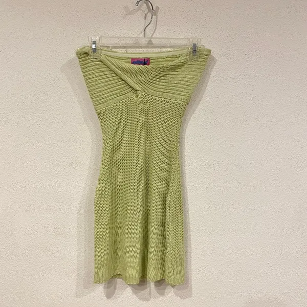 NWT EDIKTED Sammie Twist Front Knit Mini Dress Size Small - Image 2
