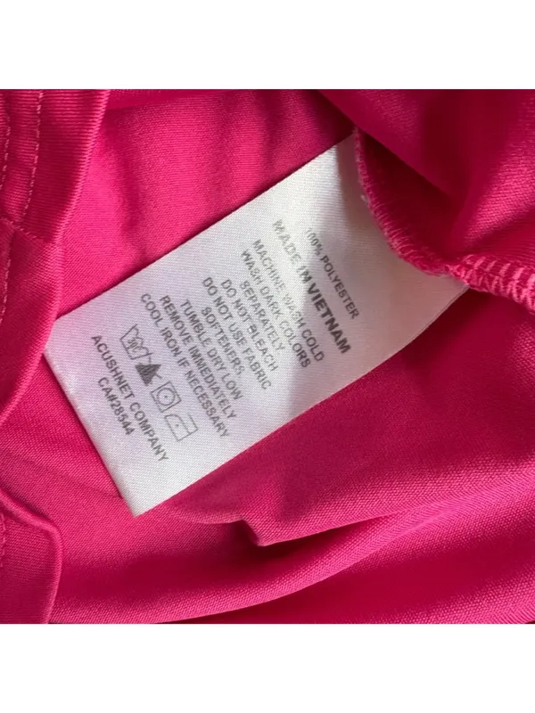FootJoy Sleeveless Golf Polo Hot Pink Athletic Performance Shirt XS - Image 5