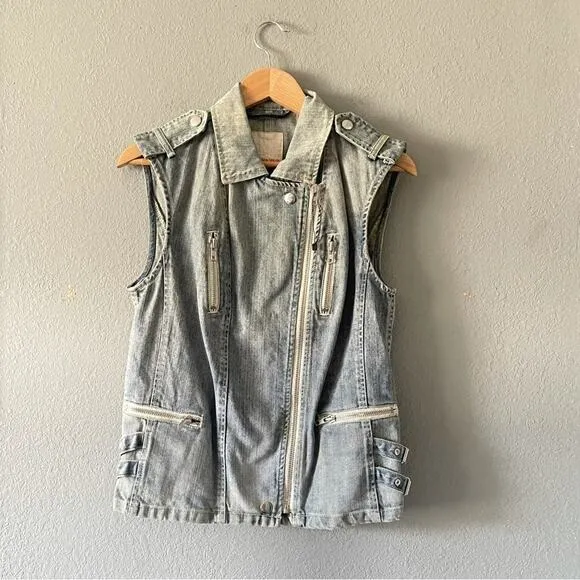Rebecca Taylor Denim Vest - Image 3