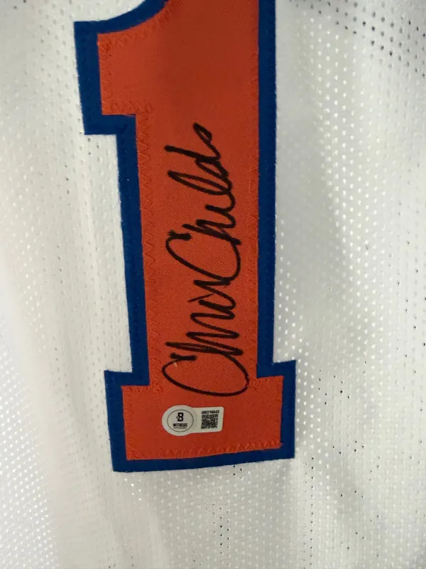 Authentic Autographed NY Knicks White Size XL - Image 3