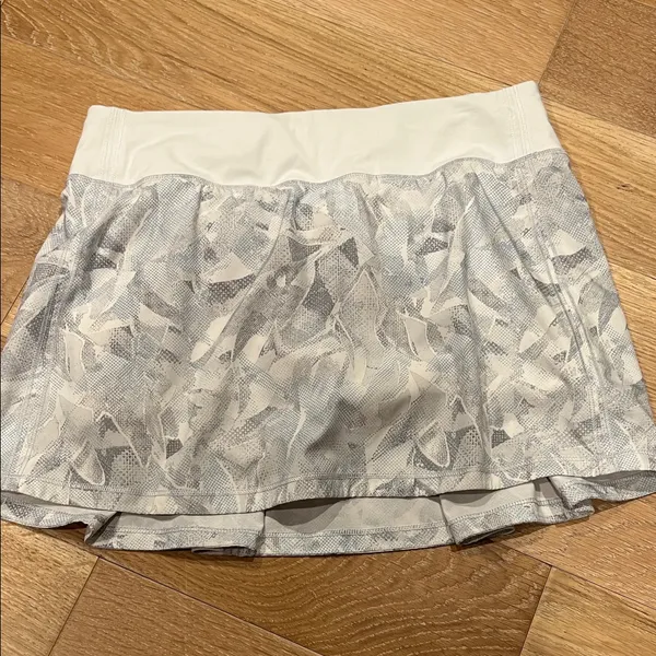 lululemon pace rival skirt‎ Multi-White Mini Skirt 8 - Image 2