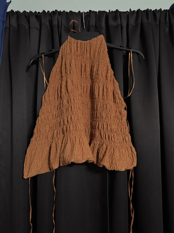 ZARA Textured Halter Top - Image 2