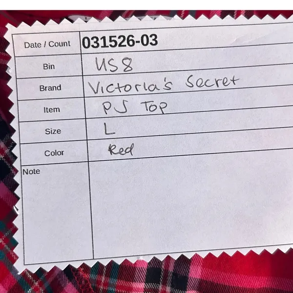 Victorias‎ Secret Pajama Top Red Large - Image 9