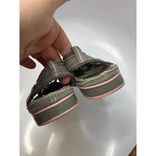 Keen Coronado gray canvas sandals pink‎ women's size 9.5 casual hiking boho - Image 6