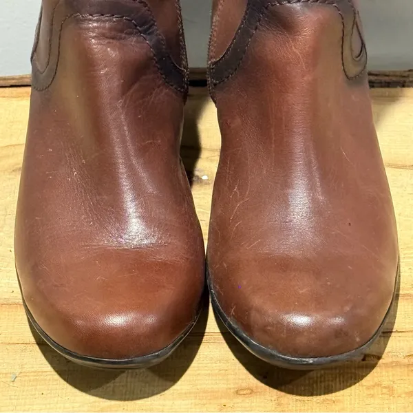 Clarks Leather Ingalls‎ Vicky Calf Boots Size 9 - Image 6