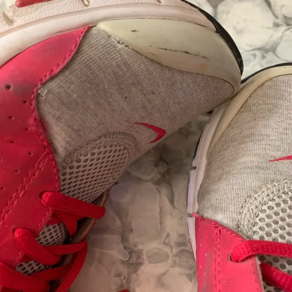 NIKE Womens Pink & Grey Running Sneakers Size 6 - Image 2