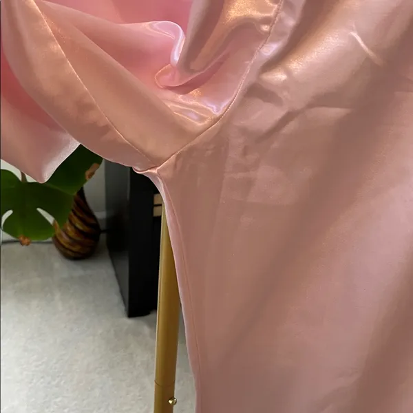 Victoria's Secret vintage Blush Satin pajama Pants - Image 6