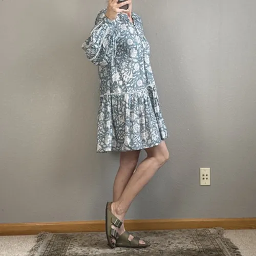 Marea Womens Elizabeth Mini Dress Size XS/S Boho Flowy Floral Cotton Lightweight - Image 2