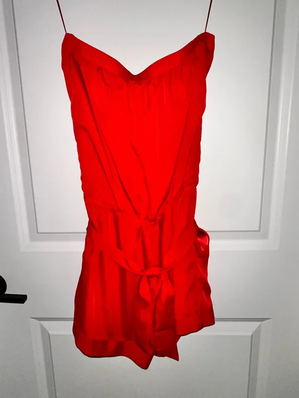 Express Romper Red XS - Image 7