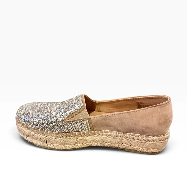 Steve Madden Women’s Proud Rhinestone Espadrille Slip-On Loafers - Image 2