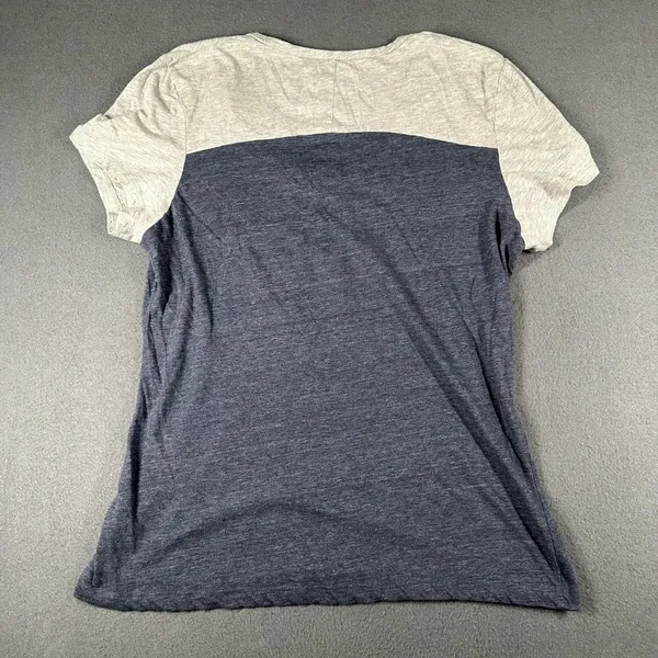 Majestic Atlanta Braves Shirt Womens‎ XL Blue Gray MLB Baseball Tee Short Sleeve Genuine - Image 8