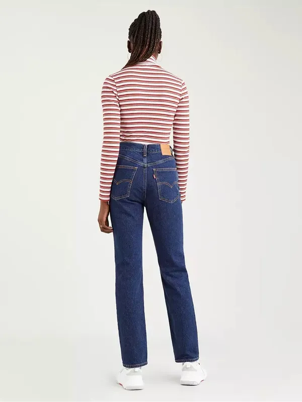 Levi's 70's High Slim Straight Jeans in Dark‎ able Size 25 - Image 3