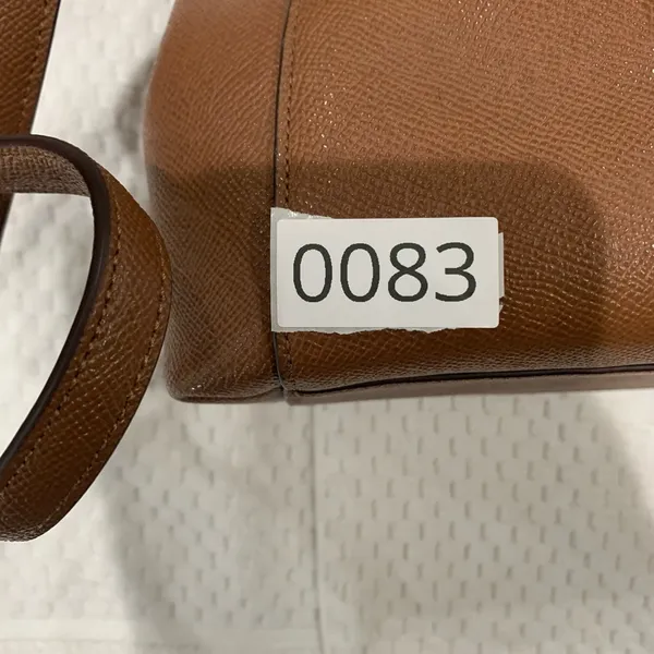 Coach Tan Leather Satchel - Image 7