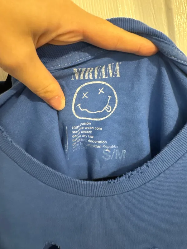 Nirvana Urban Outfitters Tee Distressed - Image 3