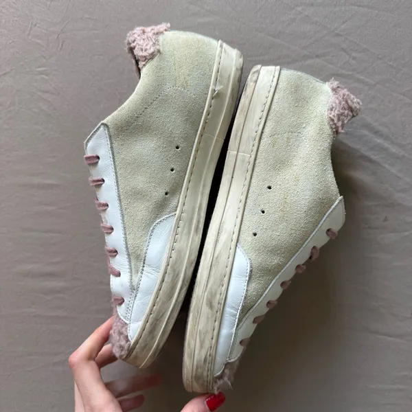 P448 John Faux Shearling Trim Sneaker - Image 5