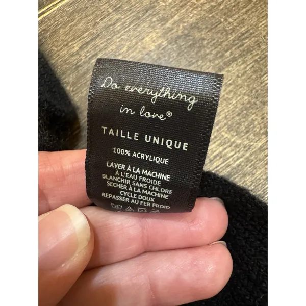 Anthropologie Do Everything in Love Black‎ Textured Open Sweater Fringe One Size - Image 7