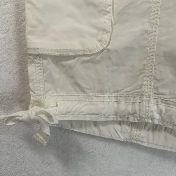 Calvin Klein Performance Womens XL Cream Quick Dry Cargo Shorts Wide Waistband - Image 3