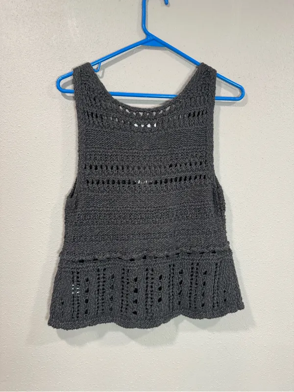 NWT Aerie Crochet Sweater Vest - Image 6