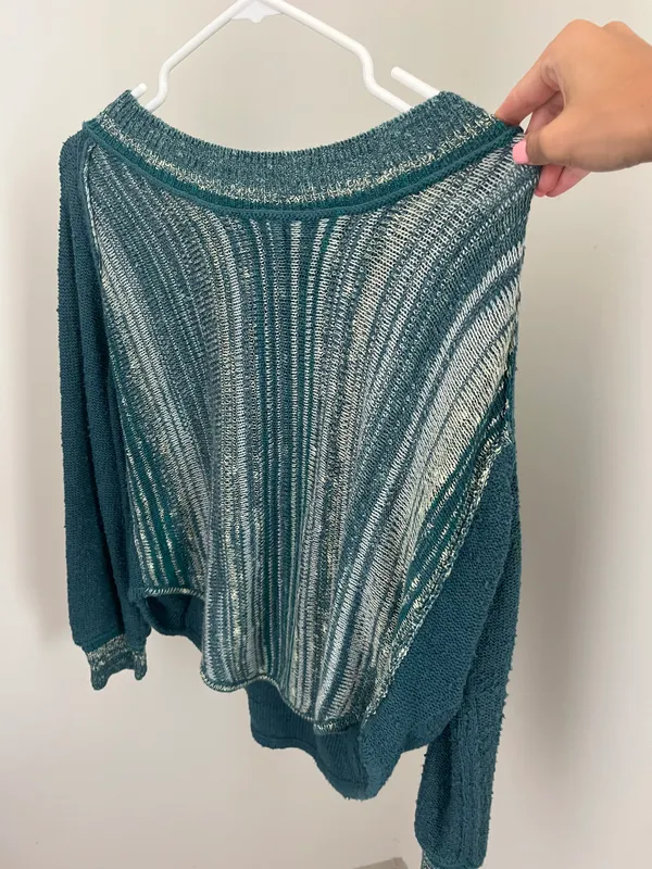 Blue Drug Rug Sweater - Image 2