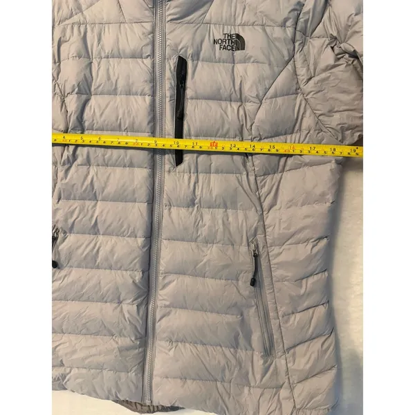 The‎ North Face Womens 800 Fill Down Puffer Jacket Gray Size M Full Zip Outdoor - Image 7