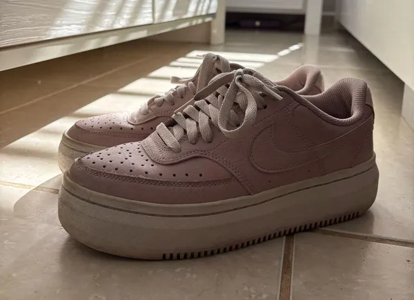 Pink Nike Platform Air Force - Image 3