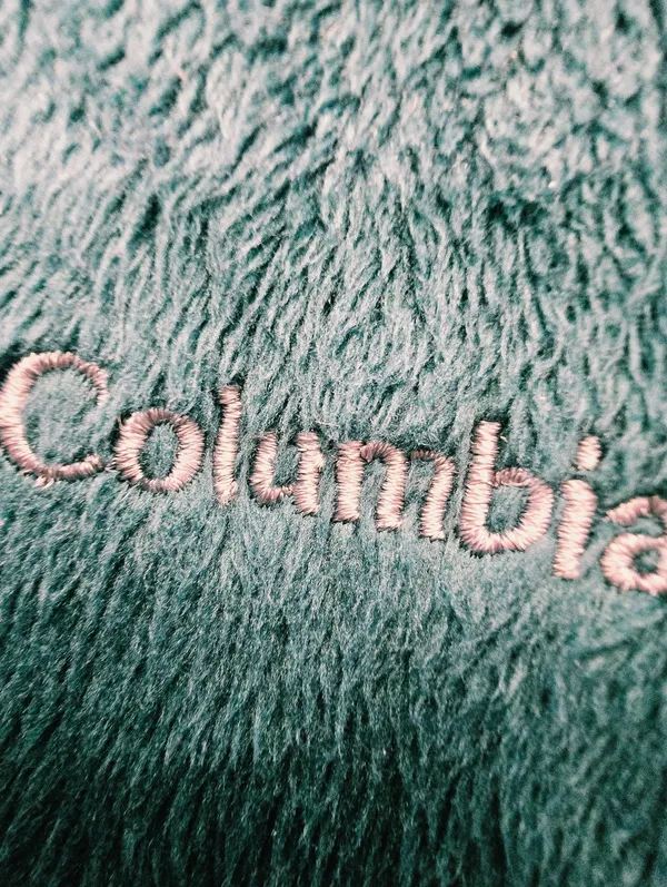 {XL} Columbia Fleece Full Zip Jacket Green - Image 3
