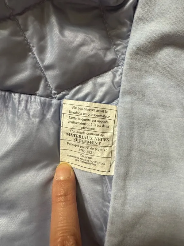 Lululemon Athletica Pastel Light Blue Down For A Run Vest Size 6 - Image 5