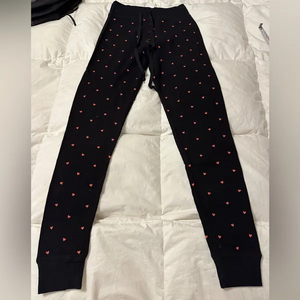 Plush Thermal Heart Pajama & Scrunchie Set - NWT - Size XS - Image 12