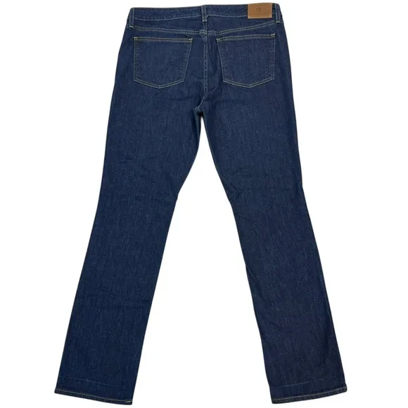 Lauren‎ Ralph Lauren Straight Leg Jeans 14 Dark Wash Blue Denim Mid Rise Classic - Image 2