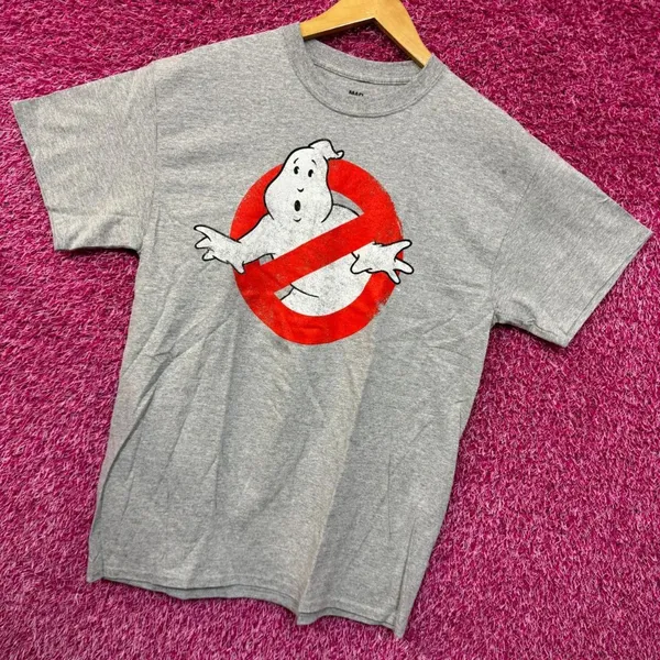 Ghostbusters Who You Gonna Call Classic Movie Logo Tee M - Image 3