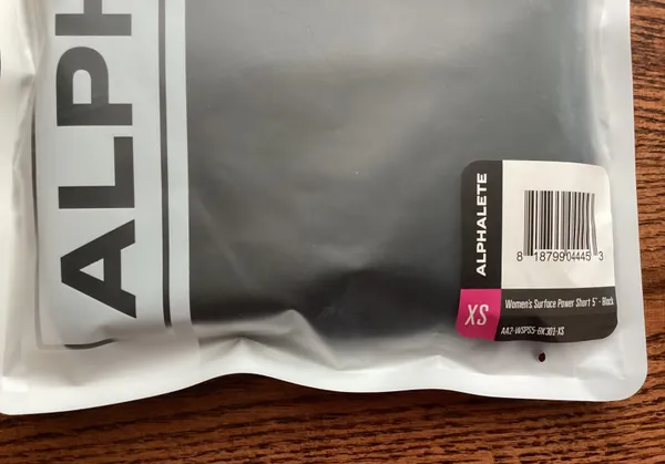 Alphalete Surface Power Shorts XS - Image 3