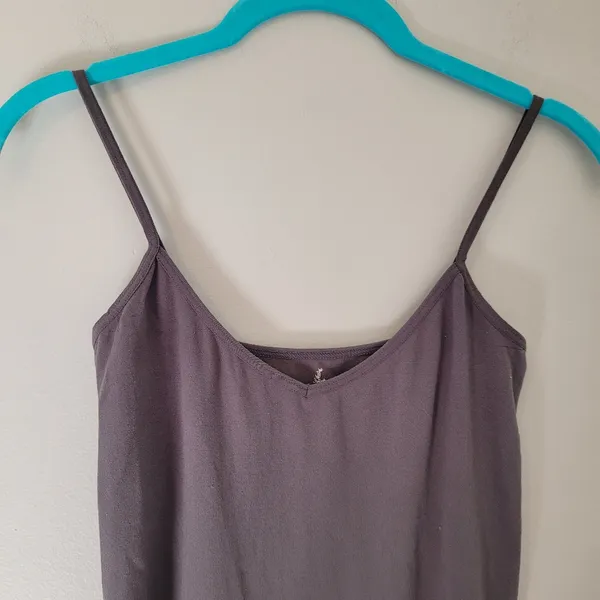 Free People Intimately Gray Slip Dress - Image 2
