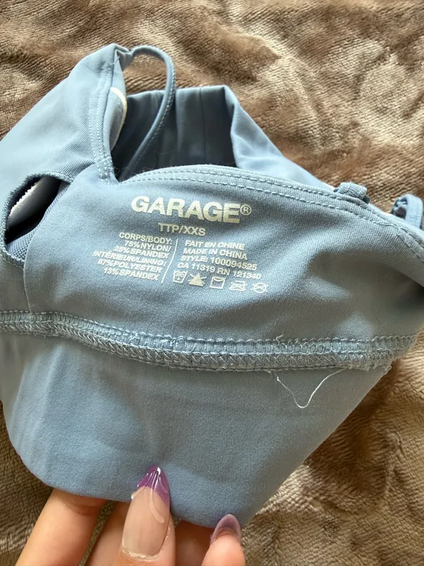 Light Blue Bralette Garage - Image 4