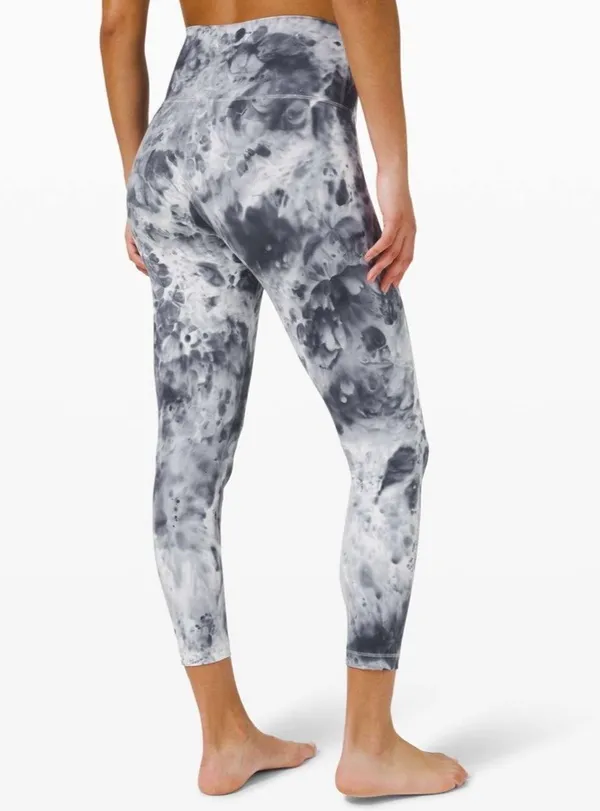 Lululemon Wunder Under High-Rise Tight 25" *Luxtreme Marble Dye Classic Navy 6 - Image 6