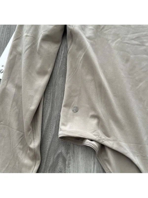 Lululemon Wundermost Ultra-Soft Nulu Square-Neck Long-Sleeve Bodysuit Riverstone - Image 6