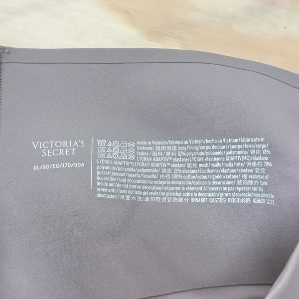 Victoria's Secret VS Mauve Mesh‎ Panel High Waist Sculpting Leggings XL Neutral - Image 5